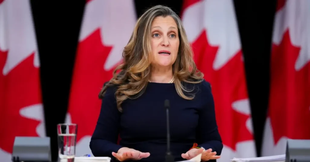 what is Chrystia Freeland Early Life and Background?