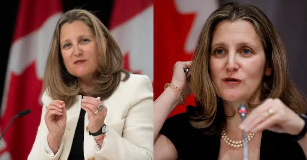 what is Chrystia Freeland Political Career and Achievements?